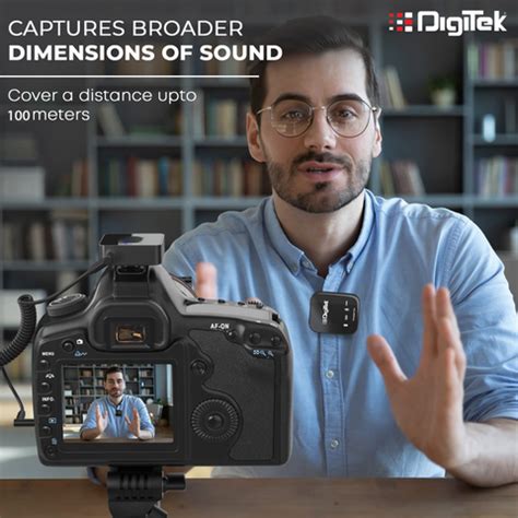 Buy Digitek® (DWM 101) Wireless Microphone System with ANC Noise ...