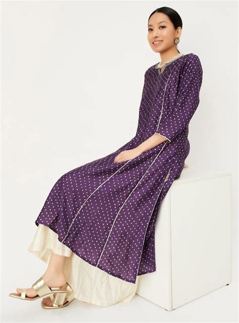 Buy Women Bandhani Print Kalidar Kurta Online at just Rs. 1299.0 ...