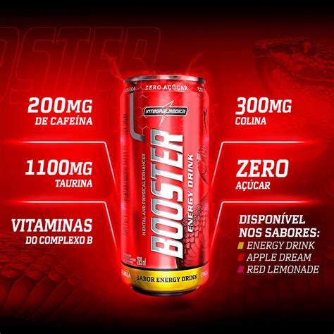 Booster Energy Drink 269ml - Sabor Energy Drink - Whey Store Suplementos
