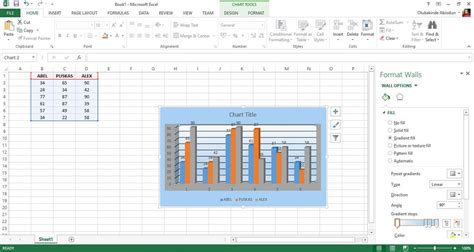 How to Plot Graoh Using Excel 的图像结果