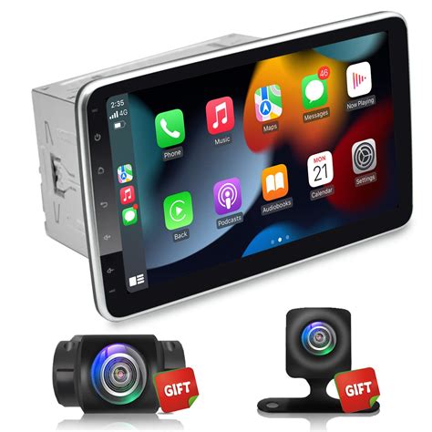 Double Din Car Stereo Wireless Carplay Android Auto 10 Inch Detachable ...
