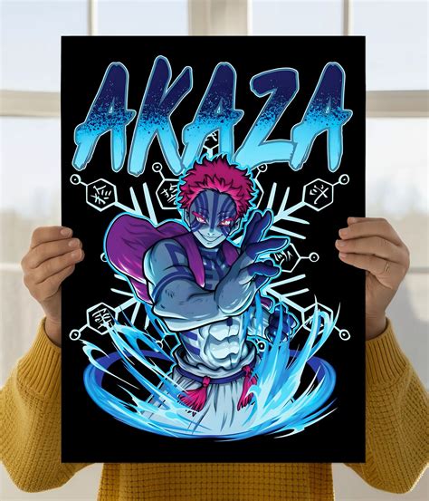 Demon Akaza Poster – Demon Slayer Anime | Everanta