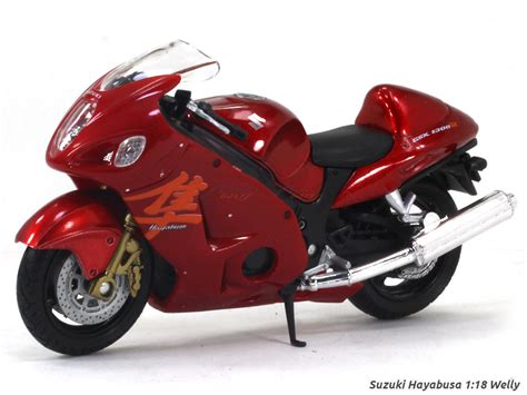 Suzuki Hayabusa 1:18 Welly diecast Scale Model Bike | Scale Arts India