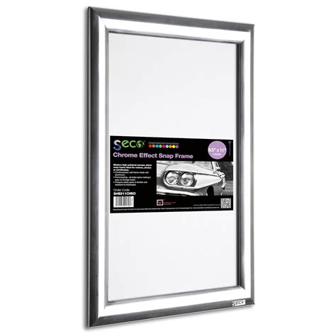SECO Front Load Easy Open Snap Frame Poster/Picture Frame 8.5 x 11 ...