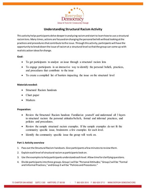 Understanding Structural Racism Activity | DOCX