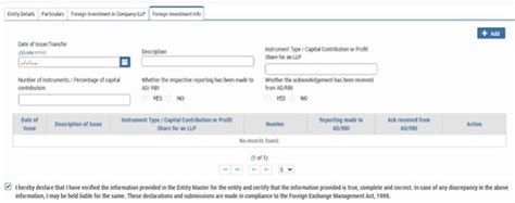 Creation of entity user for firms (RBI)