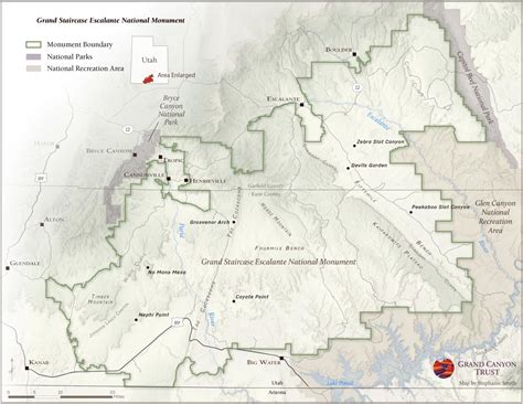 Grand Staircase-Escalante National Monument Map | Grand Canyon Trust