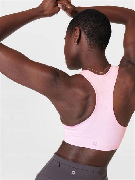Sweaty Betty Stamina Seamless Sports Bra, Nerine Pink