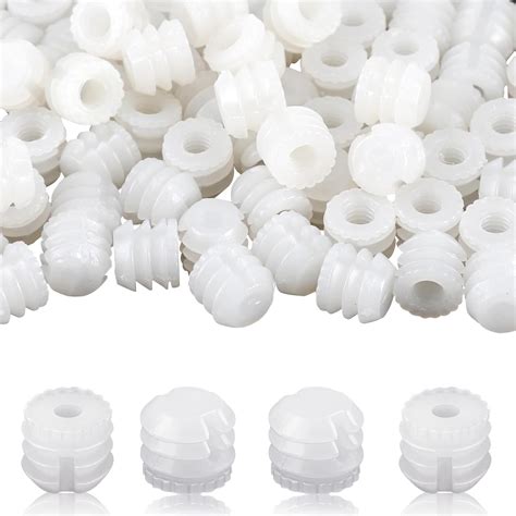 Plastic Hinge Dowel Inserts 100Pcs,M4x8mm for Cabinet Hinge Repair ...