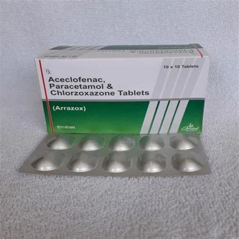 Anti Spasmodic, Muscle Relaxants - Aceclofenac Paracetamol And ...