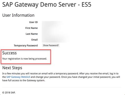 Create an Account on the SAP Gateway Demo System | SAP Tutorials