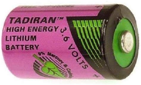 Tadiran TL-2150/S 3.6V 1/2 AA 1 Ah Lithium Battery (ER14250) : Amazon ...