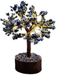 AIR9999 Lapis Lazuli 300 Chips gem Tree Decorative Showpiece - 20 cm ...
