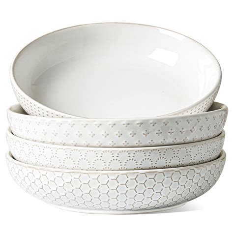 LE TAUCI Pasta Bowls, 42oz Large Salad Bowl, Serving Plate Bowls, House ...