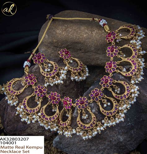 Kempu Latest Indian Jewelry Designs Collection - Indian Jewelry Designs