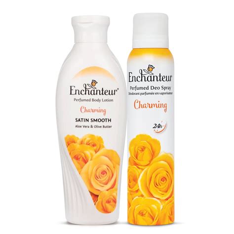 Enchanteur Charming Hand and Body Lotion, 250ml & Charming Perfumed De