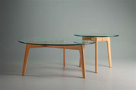 Round Glass Coffee Table - CLEARANCE – The Oak Bed Store