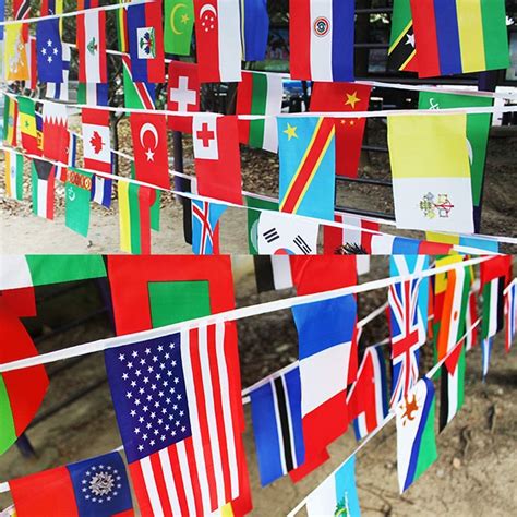 AMAPON 82 Feet International Flags Bunting Banner for World India | Ubuy