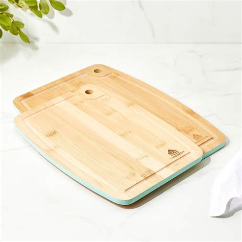 Buy Spinel Perennial Set of 2 Bamboo Chopping Boards from Home Centre ...