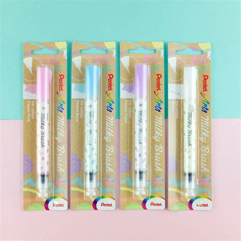 Milky Brush Pen– Pentel Singapore