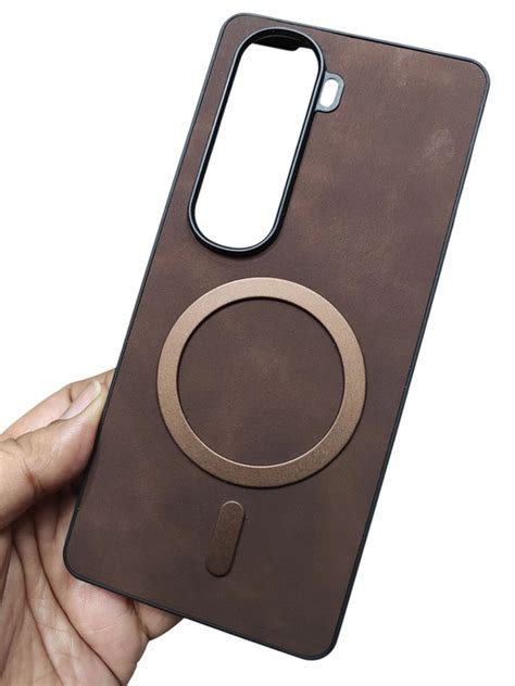 Vivo Y400 4G/5G Magsafe Premium Leather Back Cover