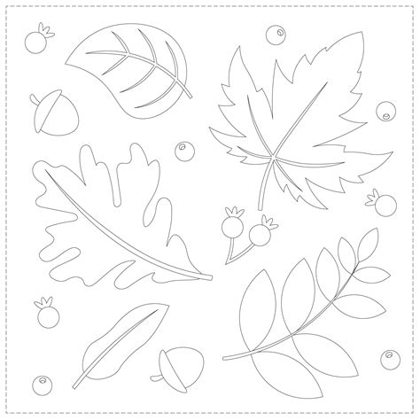 Fall Leaves Shapes - 10 Free PDF Printables | Printablee