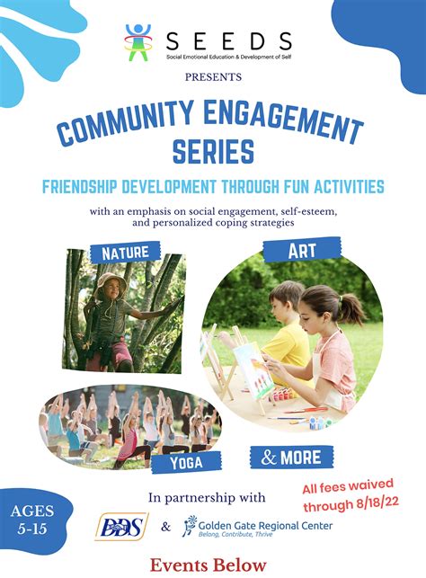 COMMUNITY ENGAGEMENT SERIES FRIENDSHIP DEVELOPMENT THROUGH FUN ...