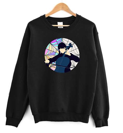 Wednesday Addams Playing Cello Sweatshirt sold by DaviPowers | SKU ...