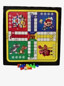 Blendoy Wooden Ludo Board Handmade Snakes and Ladders 2 in 1 Ludo Dice ...