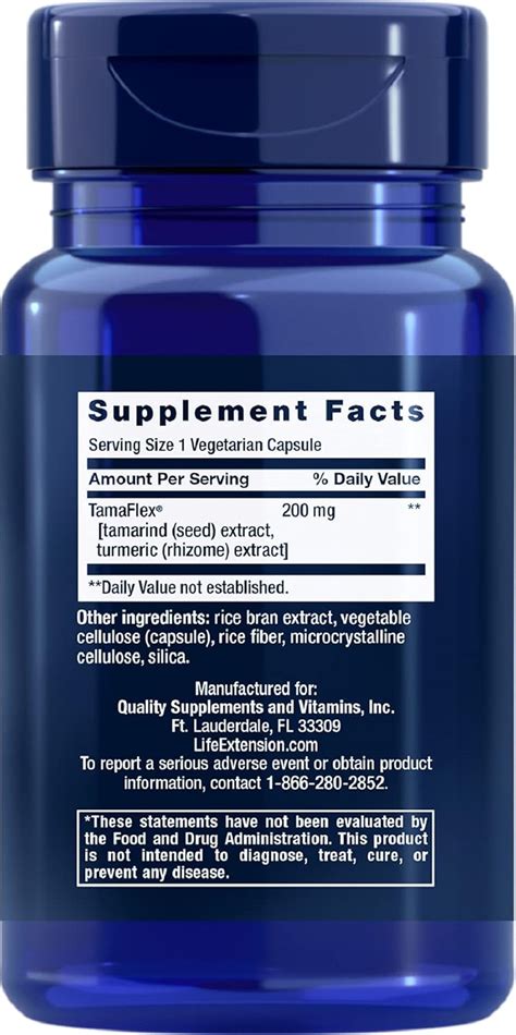 Buy Life Extension Joint Mobility – Tamaflex Joints Formula Supplement ...