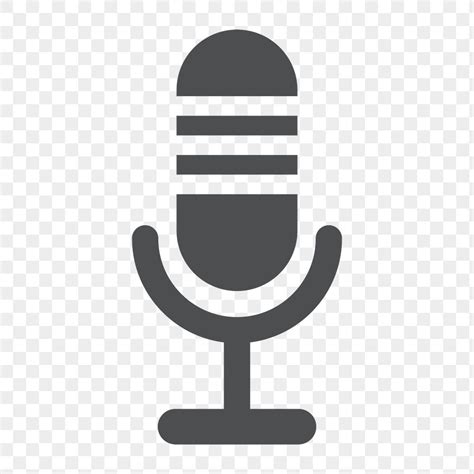 Microphone icon png, transparent background | Premium PNG - rawpixel