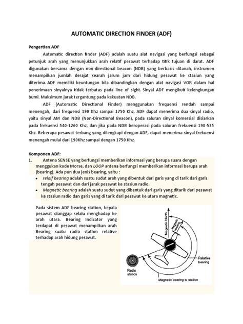 Automatic Direction Finder ADF 的图像结果