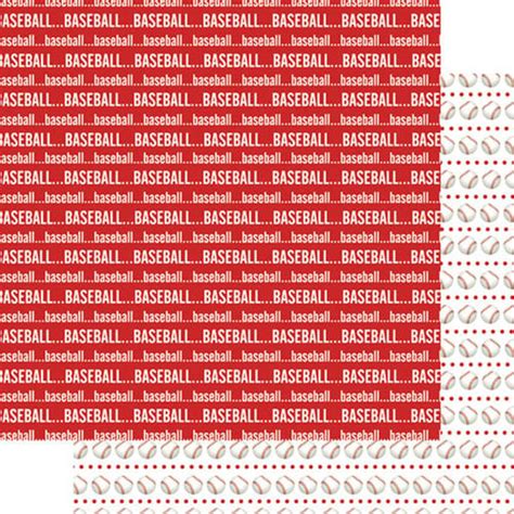 Baseball Scrapbook Paper 的图像结果