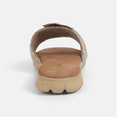 Buy Mochi Women Gold Casual Slip Ons Online | SKU: 41-410-15-36 – Mochi ...