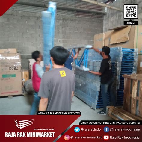 Pengiriman 20 Unit Rak Gudang Tipe RR-250 ke Jayapura, Papua, Via Ekspedisi