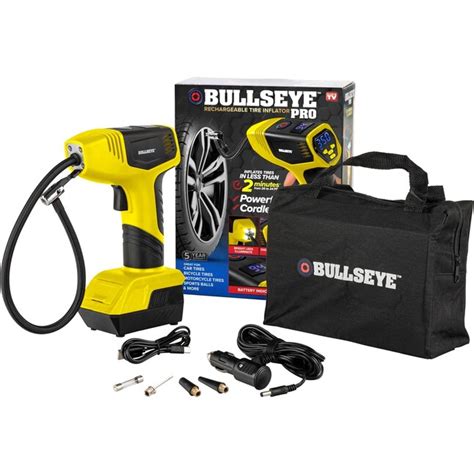 BULLSEYE Tire Inflators 12-volt / 120 Li-ion Air Inflator (Power Source ...