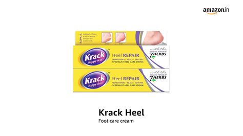 Watch Krack Heel Repair, Ayurvedic Foot care cream, 25 Gm, Pack of 2 on ...