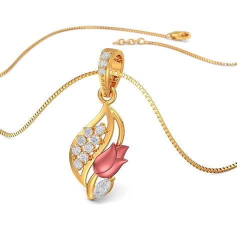 Joyalukkas 22k (916) Yellow Gold Pendant for Girls : Amazon.in: Jewellery