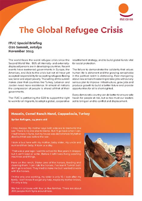 Global refugee crisis - The world faces the worst refugee crisis since ...