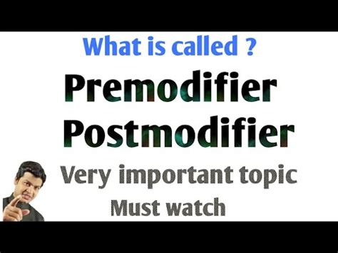 Image result for PostModifier