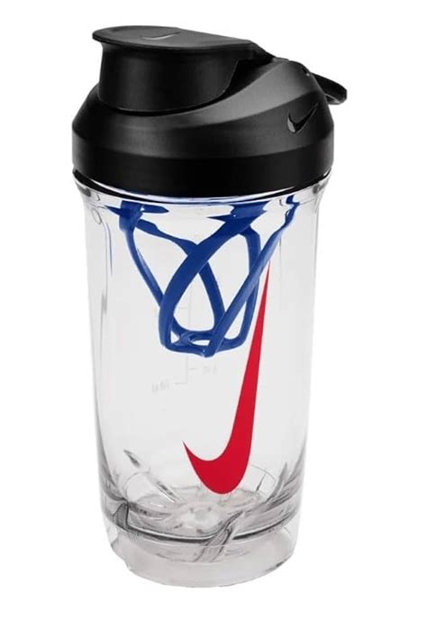 Nike TR RECHARGE SHAKER BOTTLE 16 OZ, CLEAR/BLACK/GAME ROYAL/LT KHAKI ...