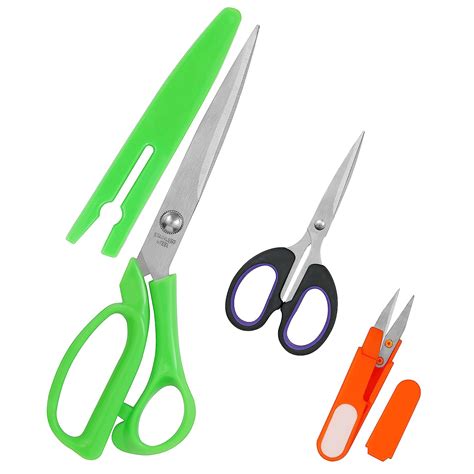 Casacrest Multipurpose Tailor Scissors Set - 2 Scissors (9" & 5") & 1 ...