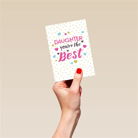 Personalised You're The Best Daughter Card – Hallmark
