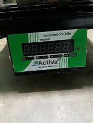ACTIVA 100KG WEIGHING SCALE,DOUBLE DISPLAY WEIGHT MACHINE FOR SHOP,MS ...