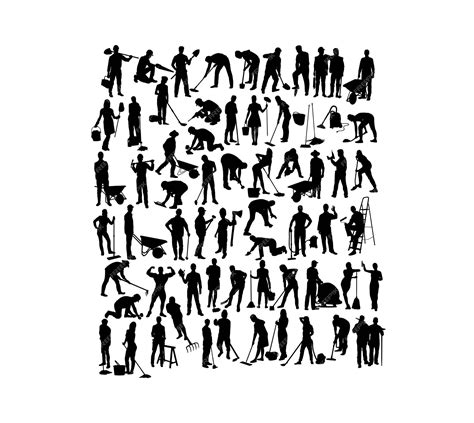 Premium Vector | Activities silhouette people art vector design