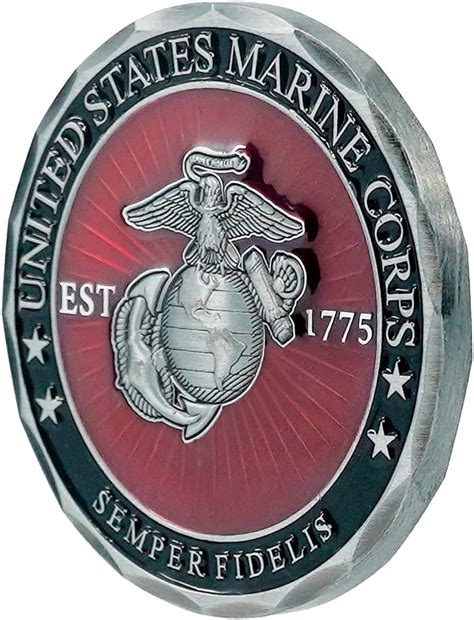Military Gift Shop Oath of Enlistment USMC Coin- Marine Corps Challenge ...