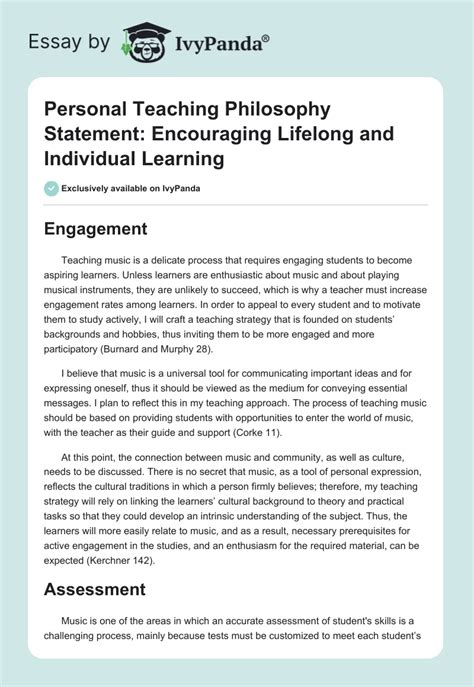 Philosophy Statement Examples 的图像结果