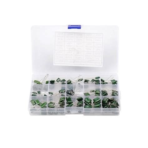 150PCS 15 Value 100V 0.33NF- 470NF Polyester Film – REES52