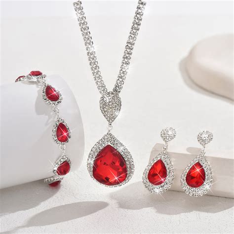 Thalira Bloodwynne Jewelry Set | White Gold – Matilda&Milo Jewels