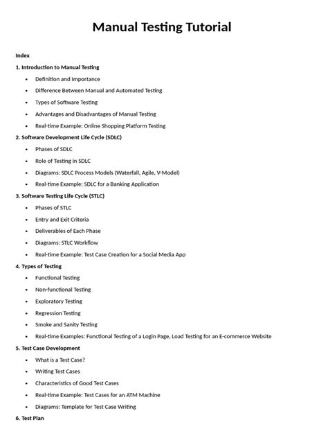 Manual Testing Tutorial 的图像结果